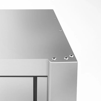 GGM Gastro Commercial Stainless Steel Wall Cupboard PREMIUM - 2000x400x650mm - with Sliding Doors