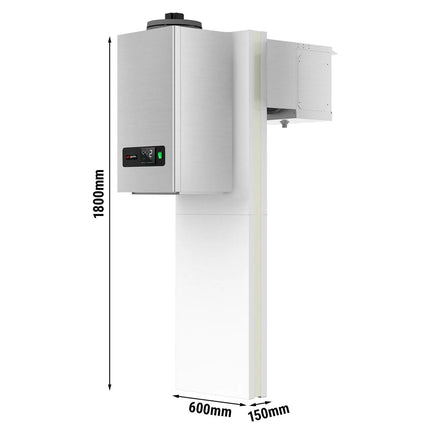 GGM Gastro Commercial Stainless Steel Wall Mounted Monoblock Freezer Room Unit - Monoblock - max. for 7.5 m³ - For UK - 650W