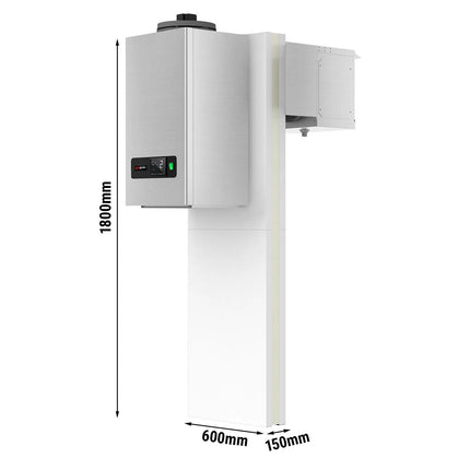 GGM Gastro Commercial Stainless Steel Wall Mounted Monoblock Freezer Room Unit - Monoblock - max. for 7.5 m³ - 650W