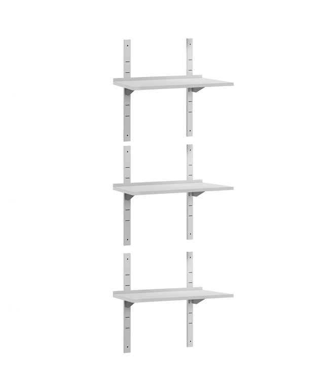 GGM Gastro Commercial Stainless Steel Wall Shelf ECO - 1000x400mm - 3 Tiers