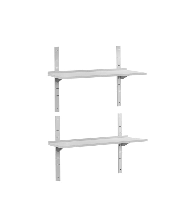 GGM Gastro Commercial Stainless Steel Wall Shelf ECO - 1400x400mm - 2 Tiers