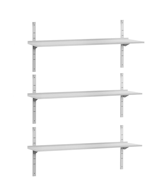 GGM Gastro Commercial Stainless Steel Wall Shelf ECO - 1800x300mm - 3 Tiers