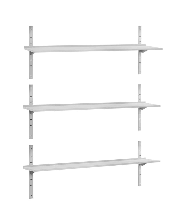 GGM Gastro Commercial Stainless Steel Wall Shelf ECO - 2000x300mm - 3 Tiers