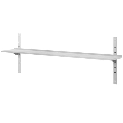 GGM Gastro Commercial Stainless Steel Wall Shelf ECO - 2000x400mm - 3 Tiers