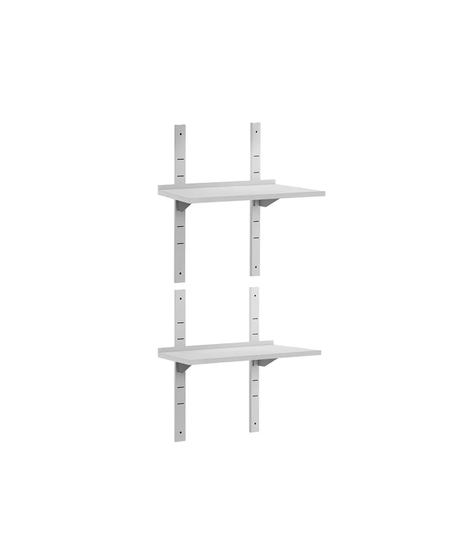 GGM Gastro Commercial Stainless Steel Wall Shelf ECO - 600x300mm - with 2 Tiers