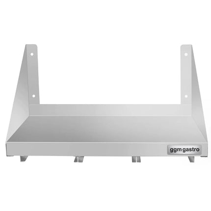 GGM Gastro Commercial Stainless Steel Wall Shelf for Containers 3x GN 1/6 - 600x300mm - with Single Tier