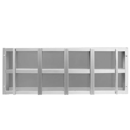 GGM Gastro Commercial Stainless Steel Wall Shelf for Containers 3x GN 1/6 - 600x300mm - with Single Tier