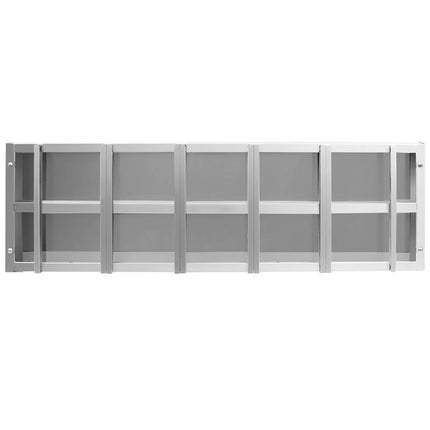GGM Gastro Commercial Stainless Steel Wall Shelf for Containers 4x GN 1/6 - 800x300mm - with Single Tier