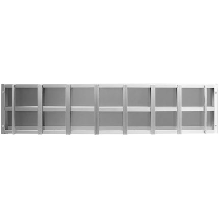 GGM Gastro Commercial Stainless Steel Wall Shelf for Containers 6x GN 1/6 - 1200x300mm - with Single Tier
