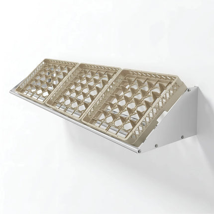 GGM Gastro Commercial Stainless Steel Wall Shelf for Dishwasher Racks 500x500mm - 1505x457mm - with Single Tier