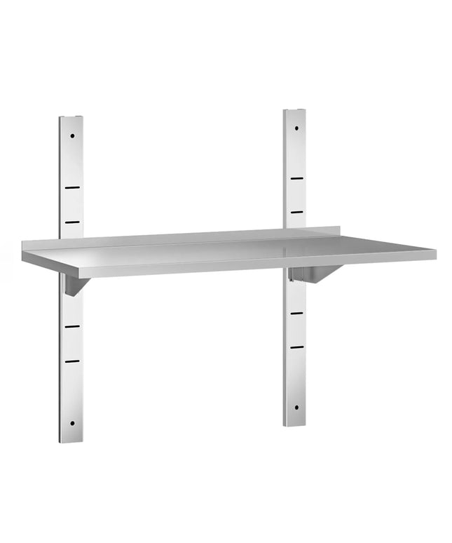 GGM Gastro Commercial Stainless Steel Wall Shelf PREMIUM - 1000x300mm - with Single Tier