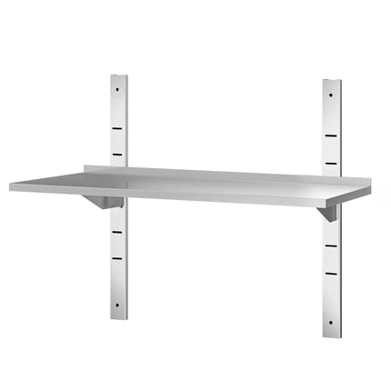 GGM Gastro Commercial Stainless Steel Wall Shelf PREMIUM - 1200x300mm - 2 Tiers