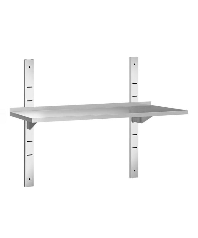 GGM Gastro Commercial Stainless Steel Wall Shelf PREMIUM - 1200x400mm - Single Tier