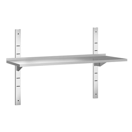 GGM Gastro Commercial Stainless Steel Wall Shelf PREMIUM - 1400x400mm - 2 Tiers