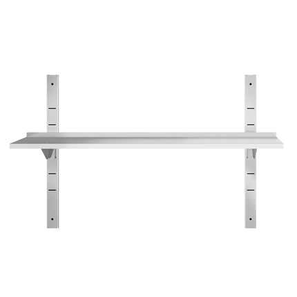 GGM Gastro Commercial Stainless Steel Wall Shelf PREMIUM - 1400x400mm - 3 Tiers