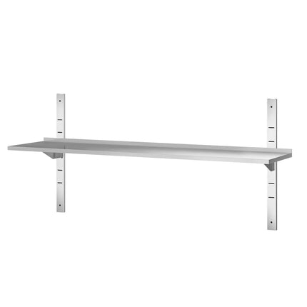 GGM Gastro Commercial Stainless Steel Wall Shelf PREMIUM - 1600x400mm - Single Tier