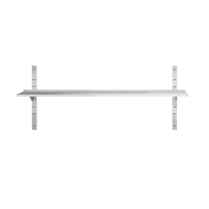 GGM Gastro Commercial Stainless Steel Wall Shelf PREMIUM - 1800x400mm - Single Tier