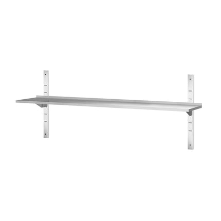 GGM Gastro Commercial Stainless Steel Wall Shelf PREMIUM - 1800x400mm - Single Tier