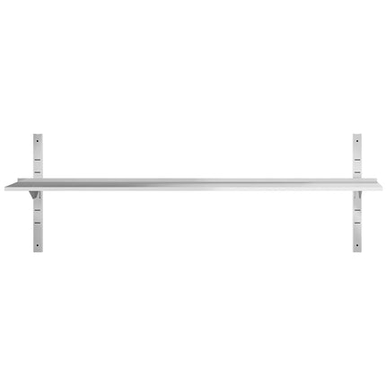 GGM Gastro Commercial Stainless Steel Wall Shelf PREMIUM - 2000x400mm - 3 Tiers