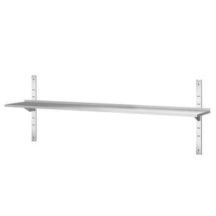 GGM Gastro Commercial Stainless Steel Wall Shelf PREMIUM - 2000x400mm - 3 Tiers
