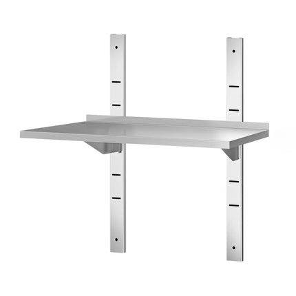 GGM Gastro Commercial Stainless Steel Wall Shelf PREMIUM - 600x300mm - 3 Tiers