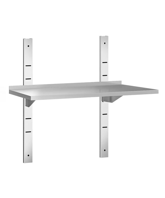 GGM Gastro Commercial Stainless Steel Wall Shelf PREMIUM - 800x400mm - Single Tier