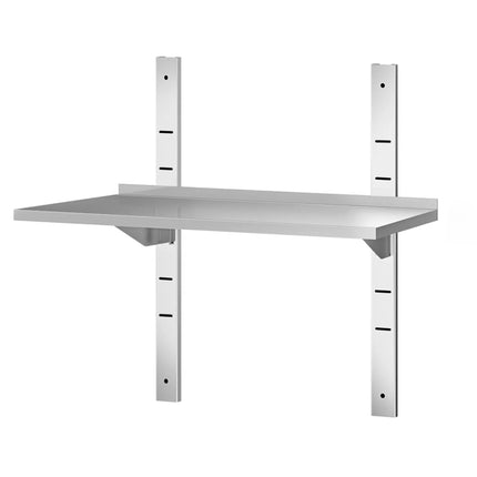 GGM Gastro Commercial Stainless Steel Wall Shelf PREMIUM - 800x400mm - Single Tier
