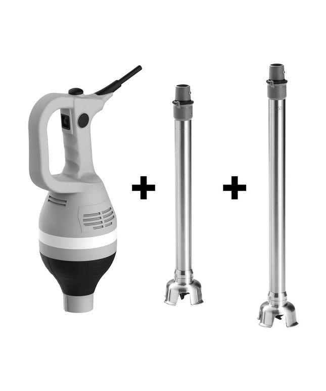 GGM Gastro Commercial Stick Blender - with Detachable 350&450mm Shafts - 430W - Single Speed