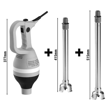 GGM Gastro Commercial Stick Blender - with Detachable 350&450mm Shafts - 430W - Single Speed
