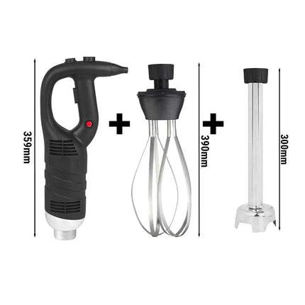 GGM Gastro Commercial Stick Blender - with Detachable 400mm Shaft & Whisk Attachment - 450W - Variable Speed