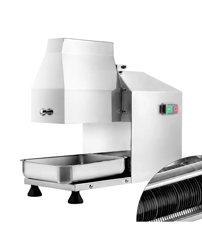 GGM Gastro Commercial Tabletop Electric Meat Strip Cutter – 4 mm strip width - 350 W - AISI 304 stainless steel