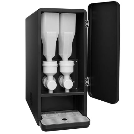 GGM Gastro Commercial tabletop instant hot drinks machine, 2 ingredient canisters — 1.8 kW — Touch — Black