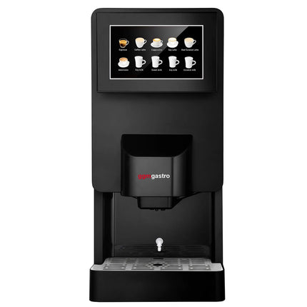 GGM Gastro Commercial tabletop instant hot drinks machine, 4 ingredient canisters — 2.0 kW — Touch — Black