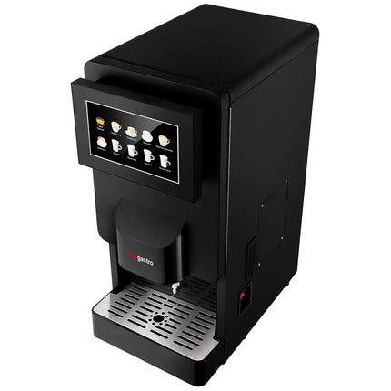 GGM Gastro Commercial tabletop instant hot drinks machine, 4 ingredient canisters — 2.0 kW — Touch — Black
