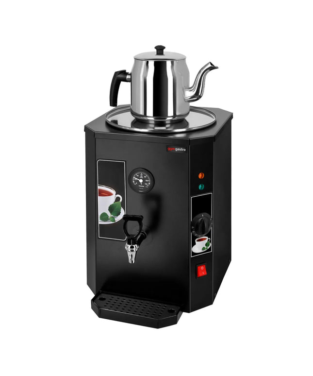 GGM Gastro Commercial Tea Urn Manual Fill - 13 Litres - 2 kW - with 1 teapot