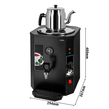 GGM Gastro Commercial Tea Urn Manual Fill - 13 Litres - 2 kW - with 1 teapot