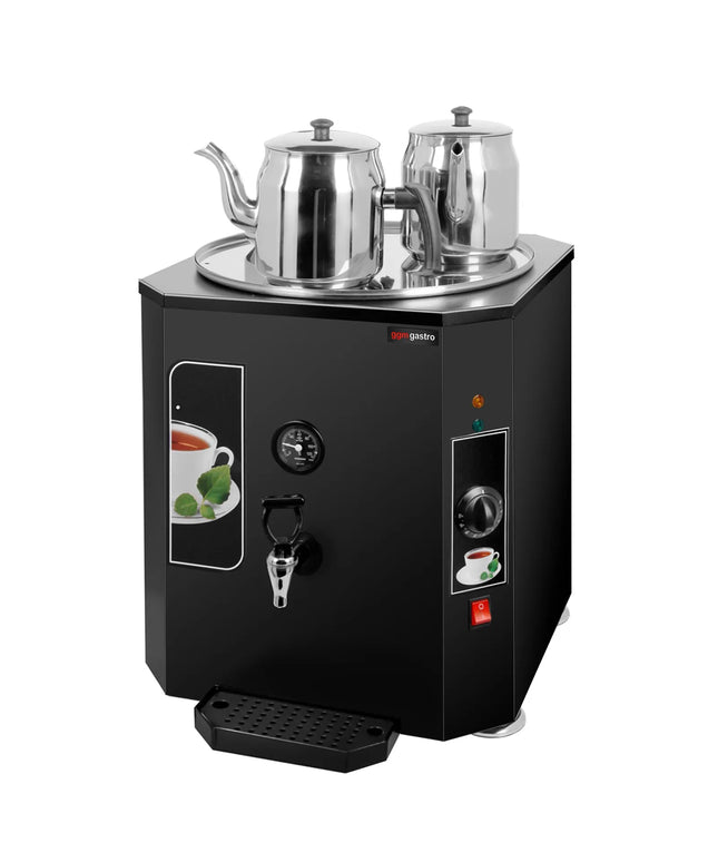 GGM Gastro Commercial Tea Urn Manual Fill - 23 Litres - 2.5 kW - with 2 teapots