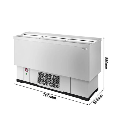 GGM Gastro Commercial Top Loading Bottle Cooler - Stainless steel - 305L