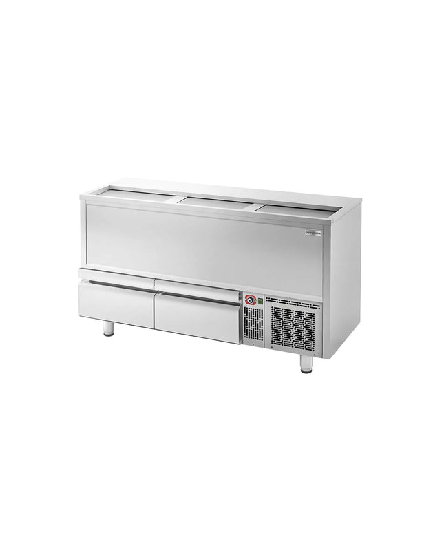 GGM Gastro Commercial Top Loading Bottle Cooler - Stainless steel - 445L