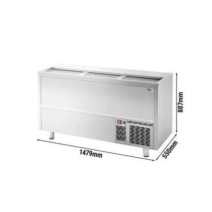 GGM Gastro Commercial Top Loading Bottle Cooler - Stainless steel - 445L