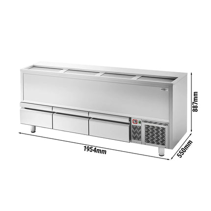 GGM Gastro Commercial Top Loading Bottle Cooler - Stainless steel - 620L