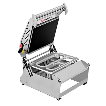 GGM Gastro Commercial Tray Sealer - 1kW - Tray Size: 270x250mm - Heated Surface: 270x250mm
