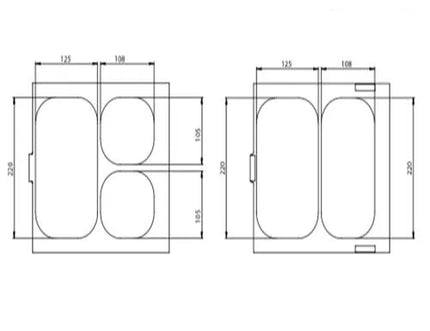 GGM Gastro Commercial Tray Sealer - 1kW - Tray Size: 270x250mm - Heated Surface: 270x250mm