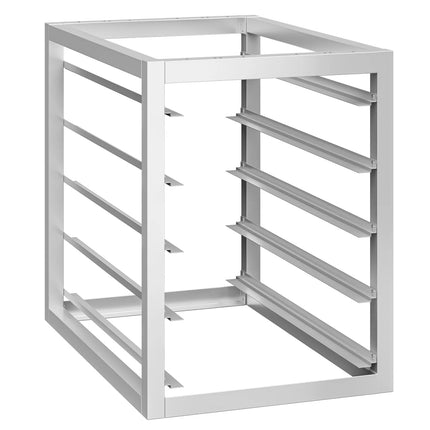GGM Gastro Commercial Under-counter GN/EN Tray Rack – 5 levels - 450x560mm - GN 1/1 - for Work Tables Series ATK 600mm deep