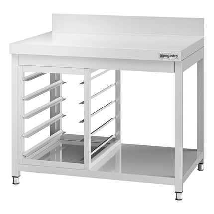 GGM Gastro Commercial Under-counter GN/EN Tray Rack – 5 levels - 450x660mm - GN 1/1 - for Work Tables Series ATK 700mm deep