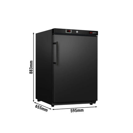 GGM Gastro Commercial Undercounter Freezer ECO - 115L - Single Door - Black