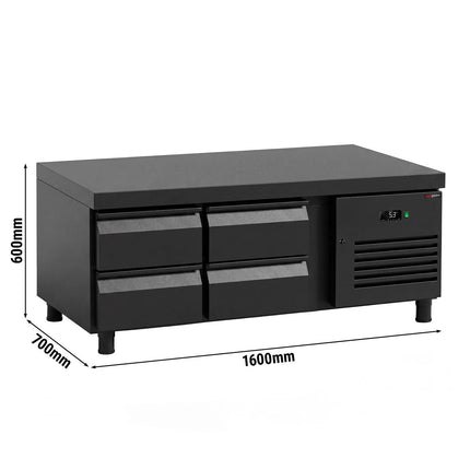 GGM Gastro Commercial Undercounter Fridge - +2 to +8°C - 1600mm - 4 Drawer - 4x GN 1/1