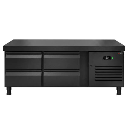 GGM Gastro Commercial Undercounter Fridge - +2 to +8°C - 1600mm - 4 Drawer - 4x GN 1/1