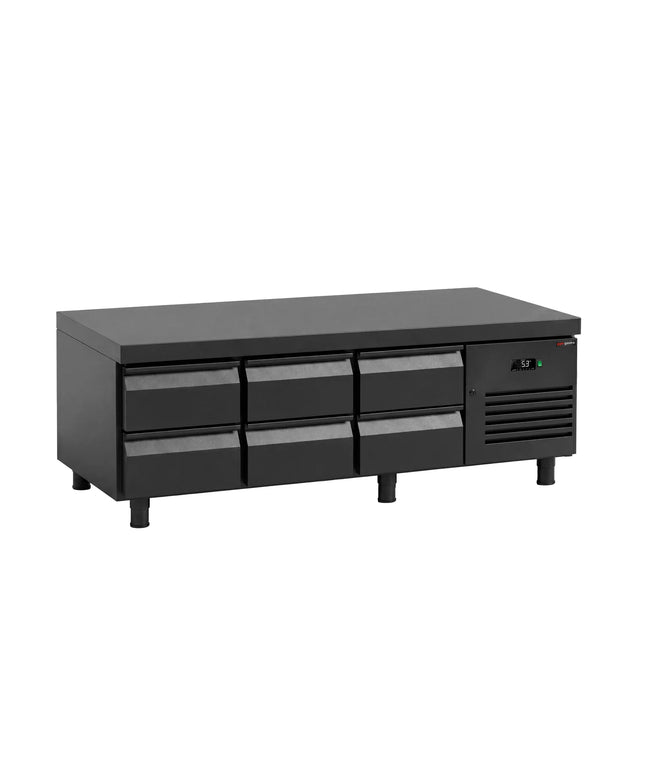 GGM Gastro Commercial Undercounter Fridge - +2 to +8°C - 2000mm - 6 Drawer - 6x GN 1/1