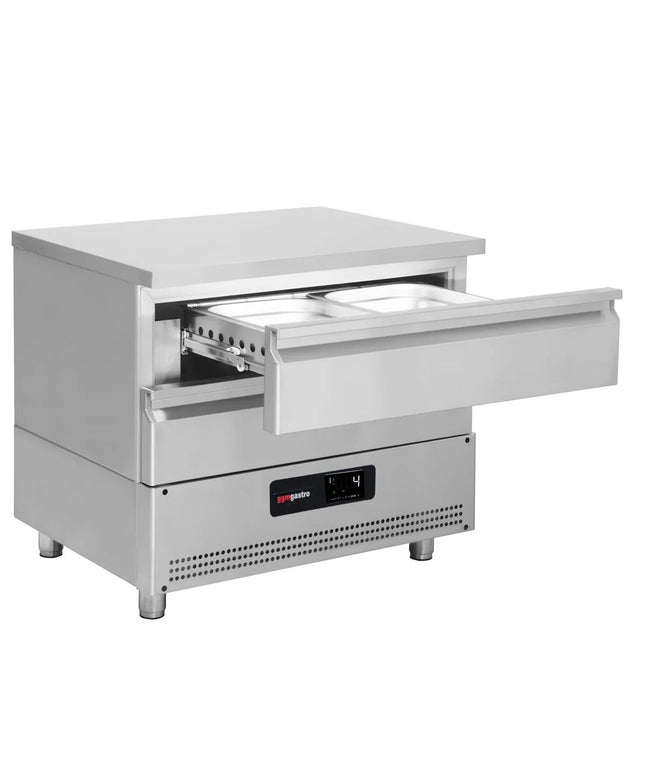 GGM Gastro Commercial Undercounter Fridge Freezer - Dual Temperature [-20 to +8°C] - 930mm - 2 Drawer